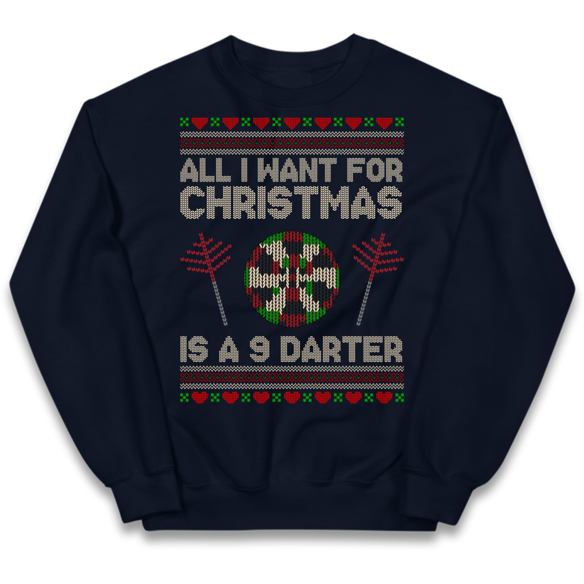 Festive Darts Outfit Kids Jumper