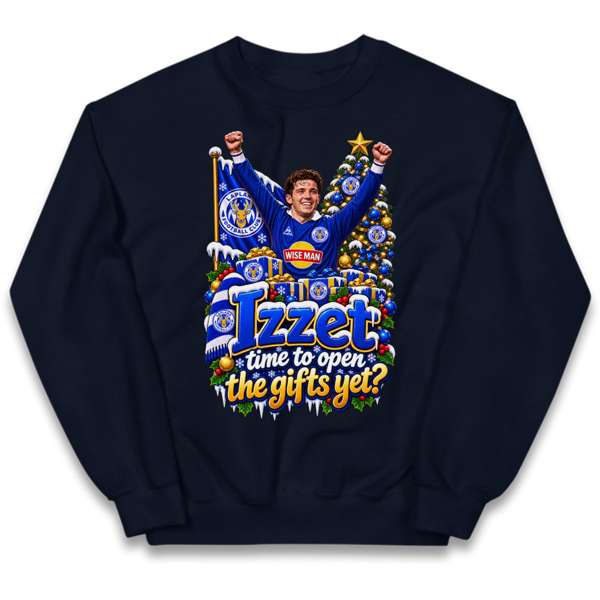 Leicester City Football Christmas Kids Jumper