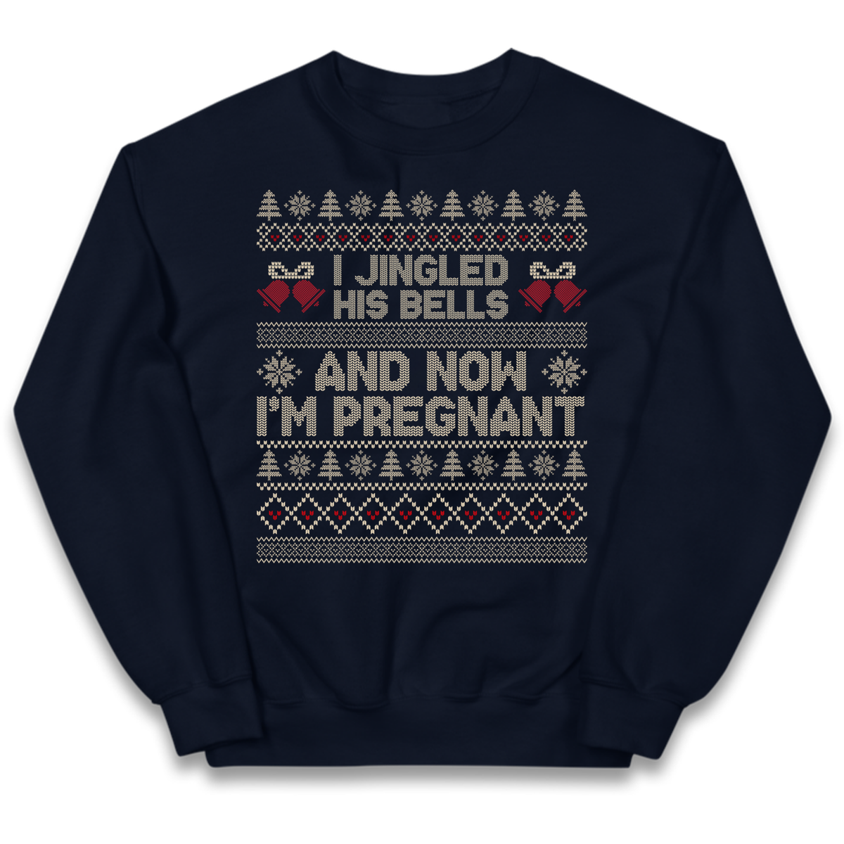 Pregnant At Christmas Kids Jumper