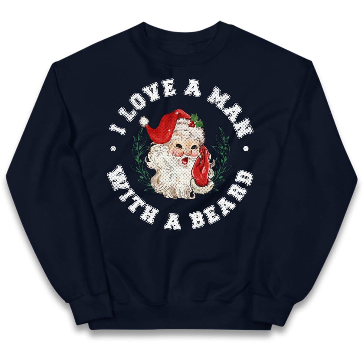 I Love A Man With A Beard Kids Jumper