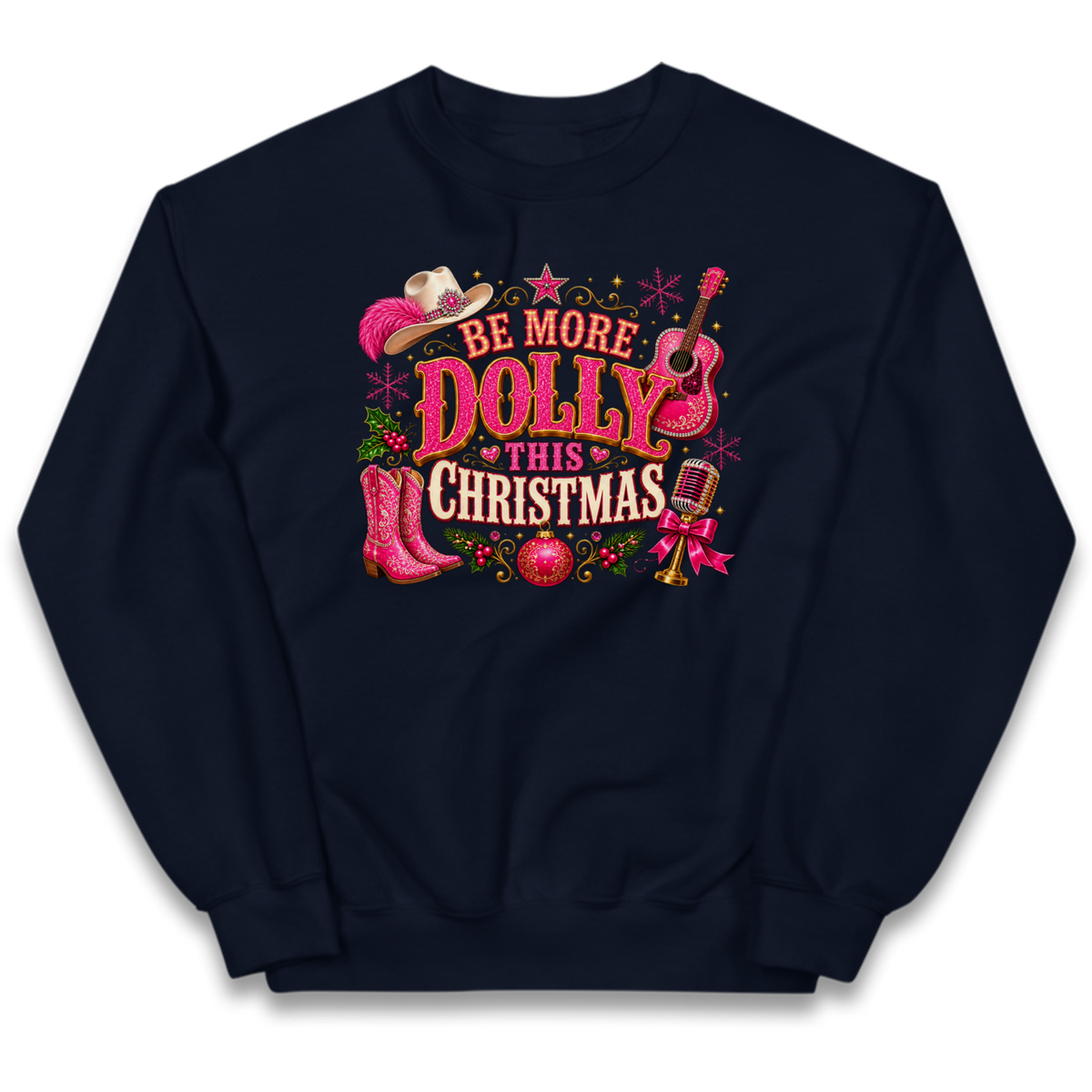 Dolly Parton Christmas Kids Jumper