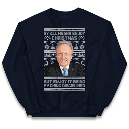 Neil Warnock Christmas Kids Jumper