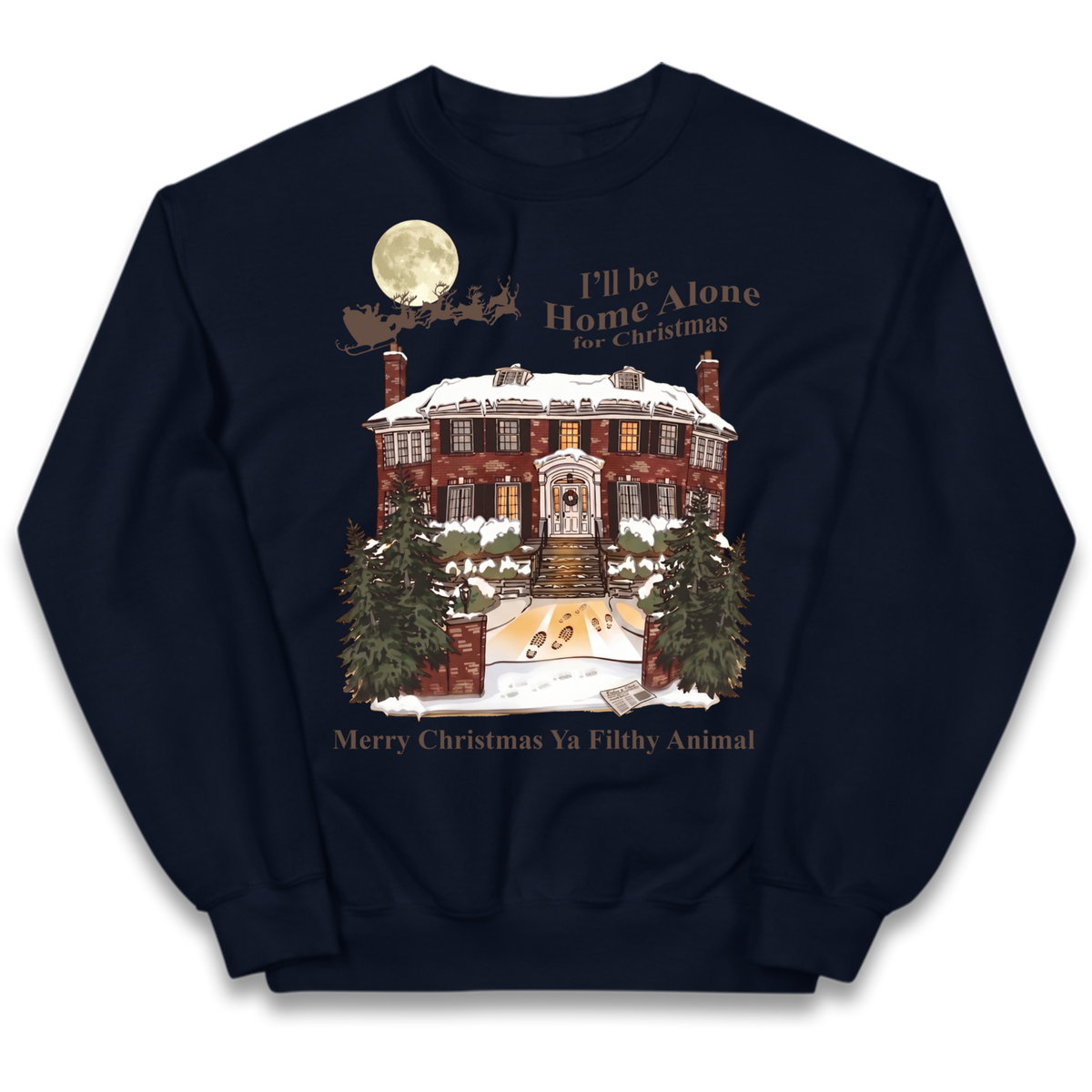 Home Alone Festive Christmas Kids Jumper