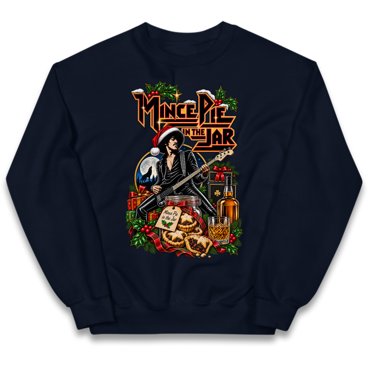 Thin Lizzy Christmas Kids Jumper