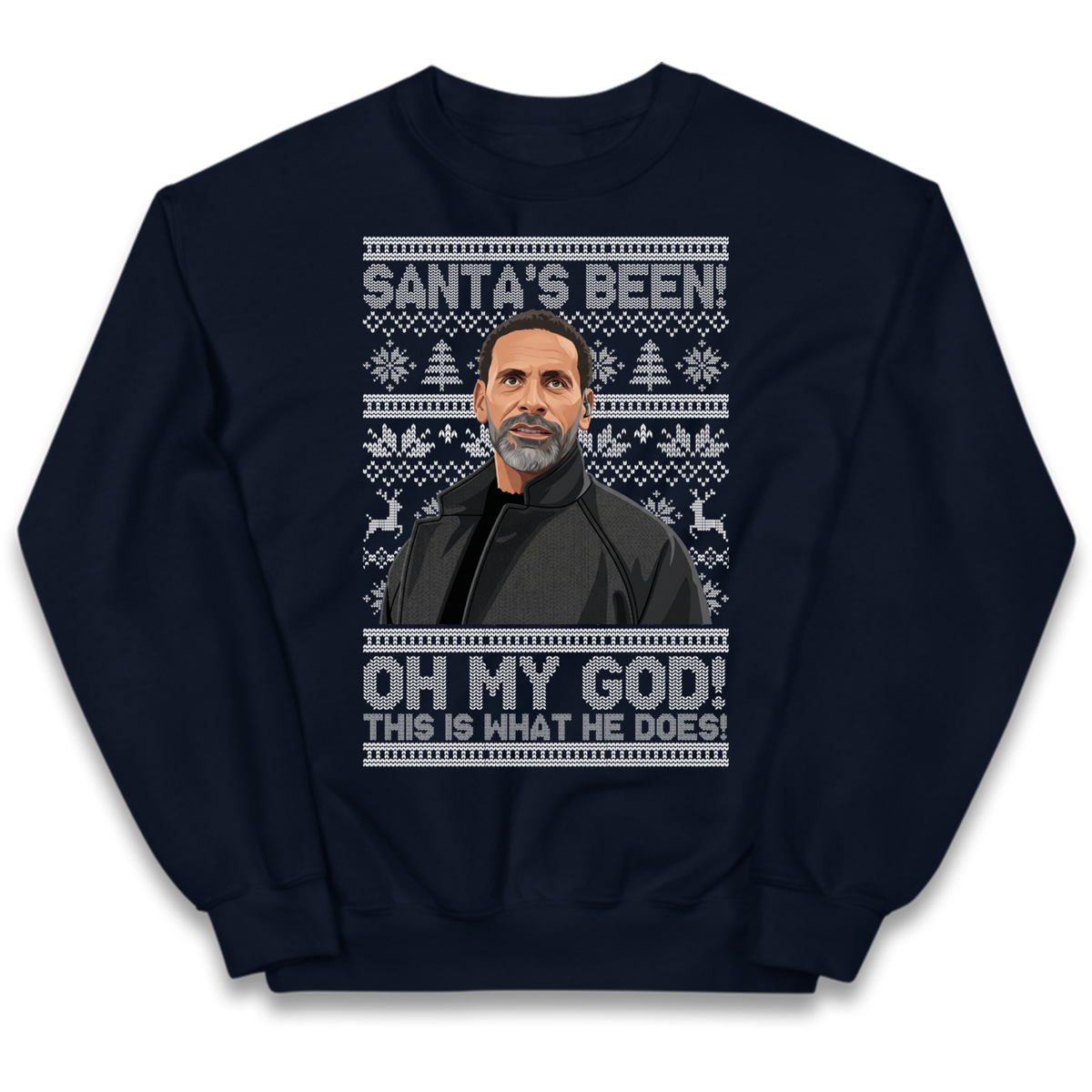 Steve Rio Ferdinand Christmas Kids Jumper