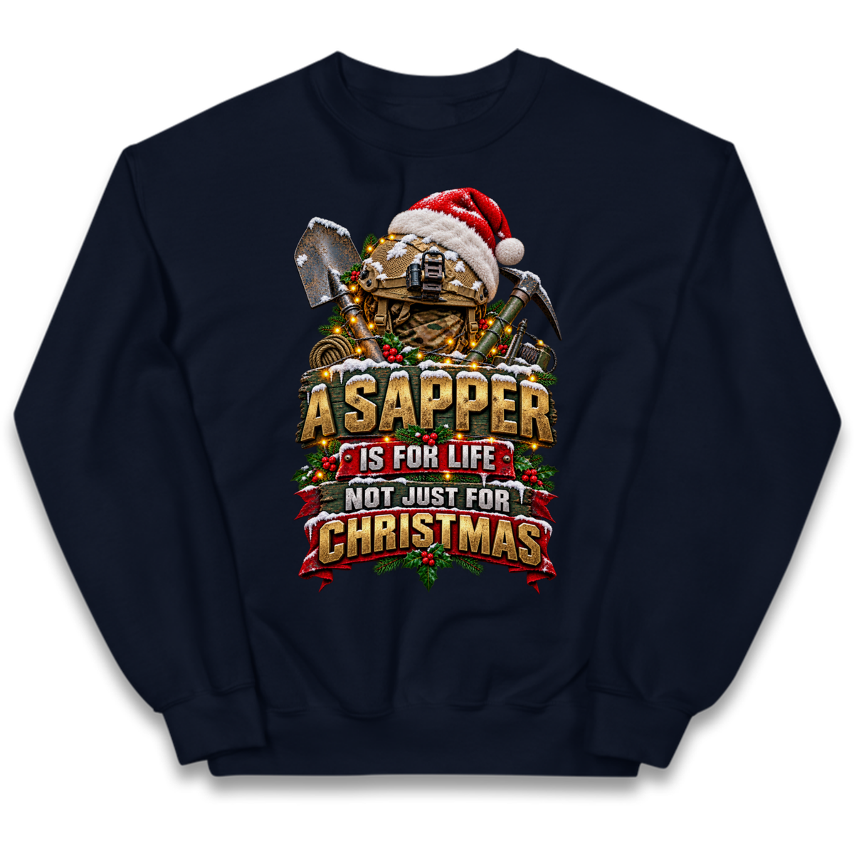 Royal Engineers Sappers Christmas Kids Jumper
