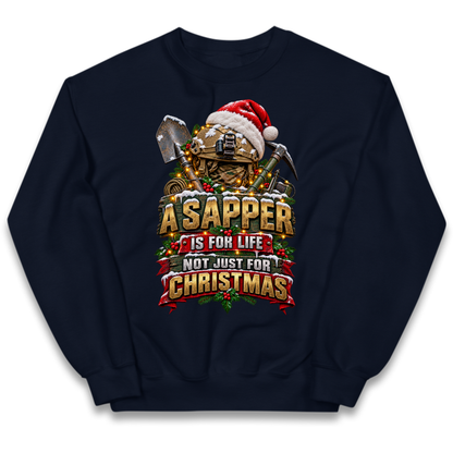 Royal Engineers Sappers Christmas Kids Jumper