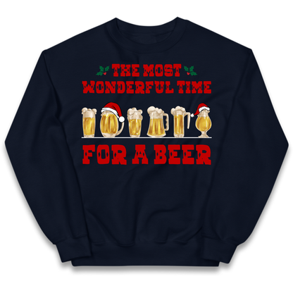 Festive Pint Graphic Kids Jumper