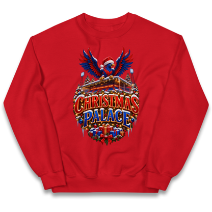 Crystal Palace Football Christmas Kids Jumper