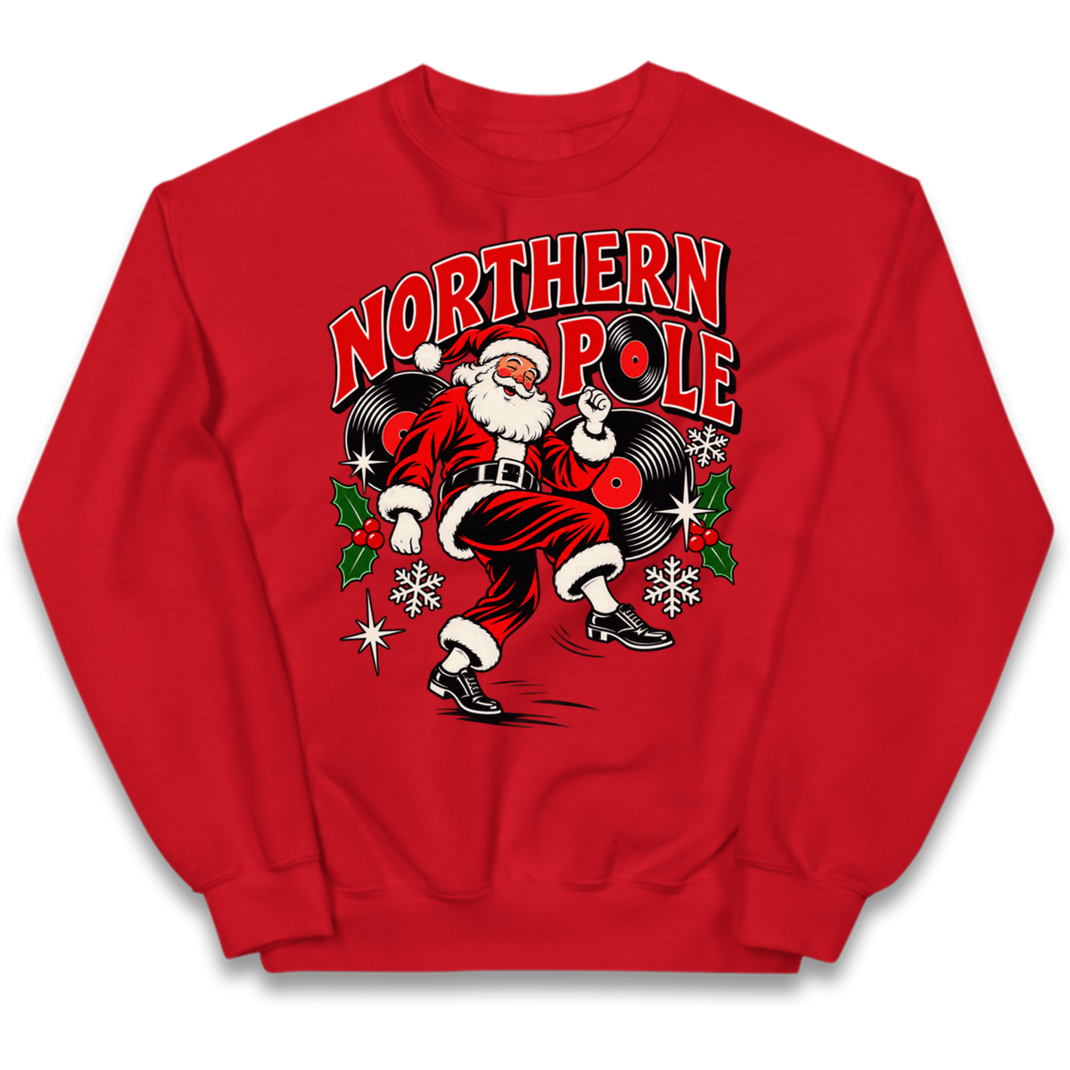 Northern Soul Christmas Kids Jumper
