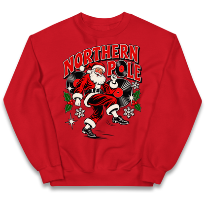 Northern Soul Christmas Kids Jumper