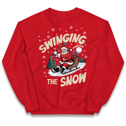 Christmas Golf Kids Jumper