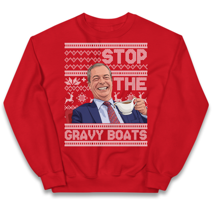 Satirical Festive Top Kids Jumper