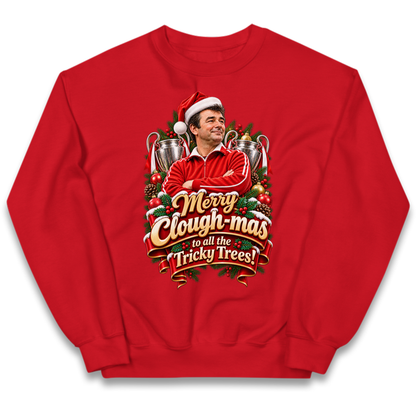 Nottm Forest Football Christmas Kids Jumper