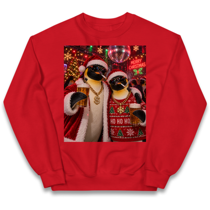 Penguin Christmas Kids Jumper