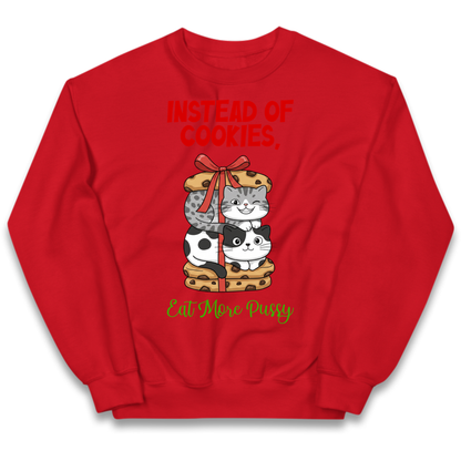 Cheeky Cat Slogan Kids Jumper