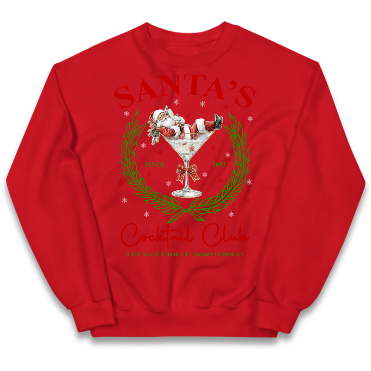 Cocktail Lover Christmas Kids Jumper