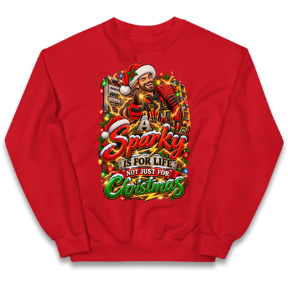 Sparky Christmas Kids Jumper