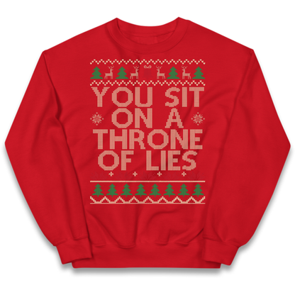 Throne Of Lies Christmas Kids Jumper