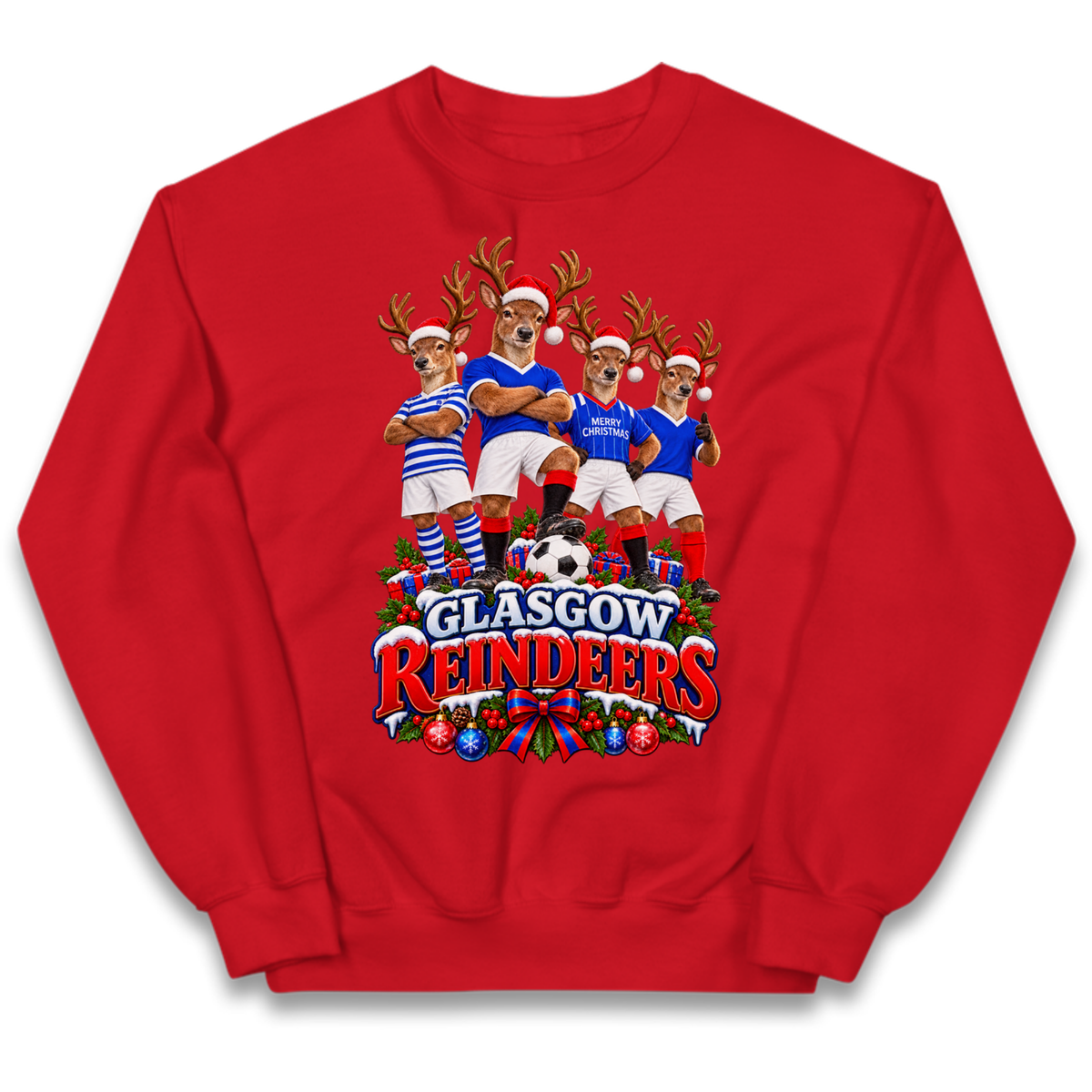 Rangers Christmas Kids Jumper