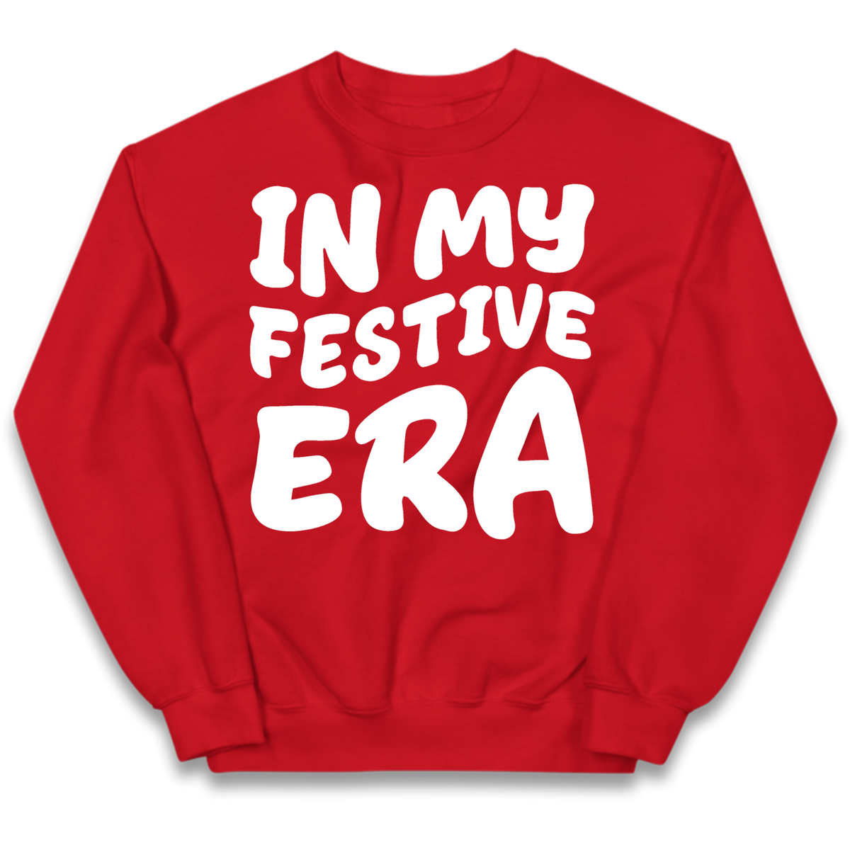 Modern Christmas Slogan Kids Jumper