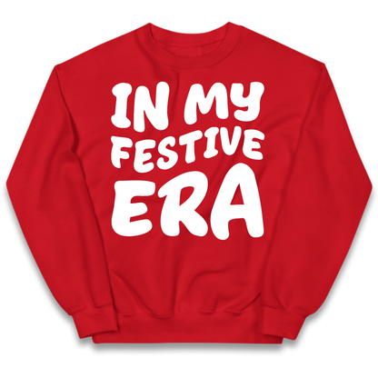 Modern Christmas Slogan Kids Jumper