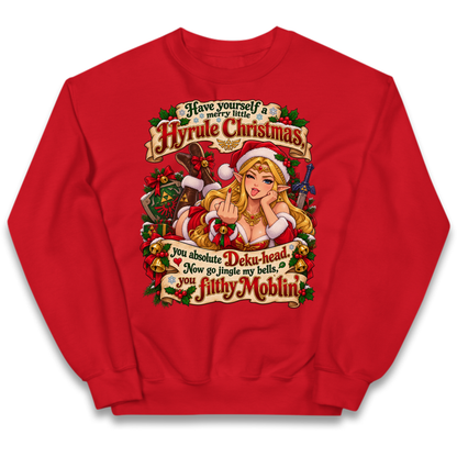 Zelda Christmas Kids Jumper