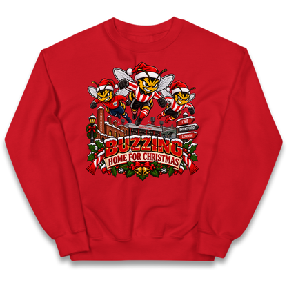 Brentford Football Christmas Kids Jumper