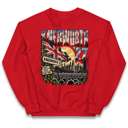 Oasis Knebworth Live '27 Kids Jumper