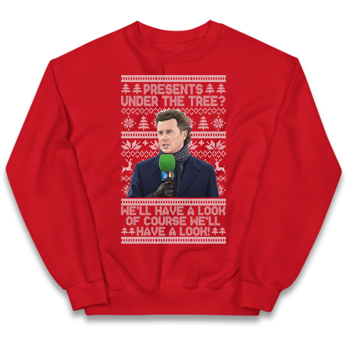 Steve Mcmanaman Christmas Kids Jumper