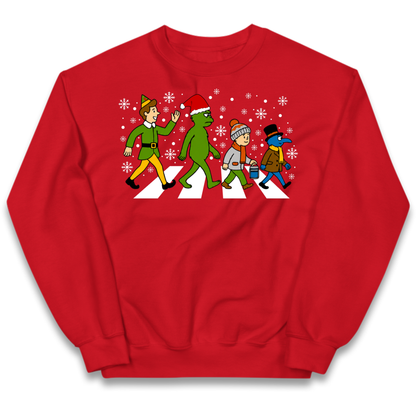 Abbey Road Walk Christmas jumper Kids Jumper