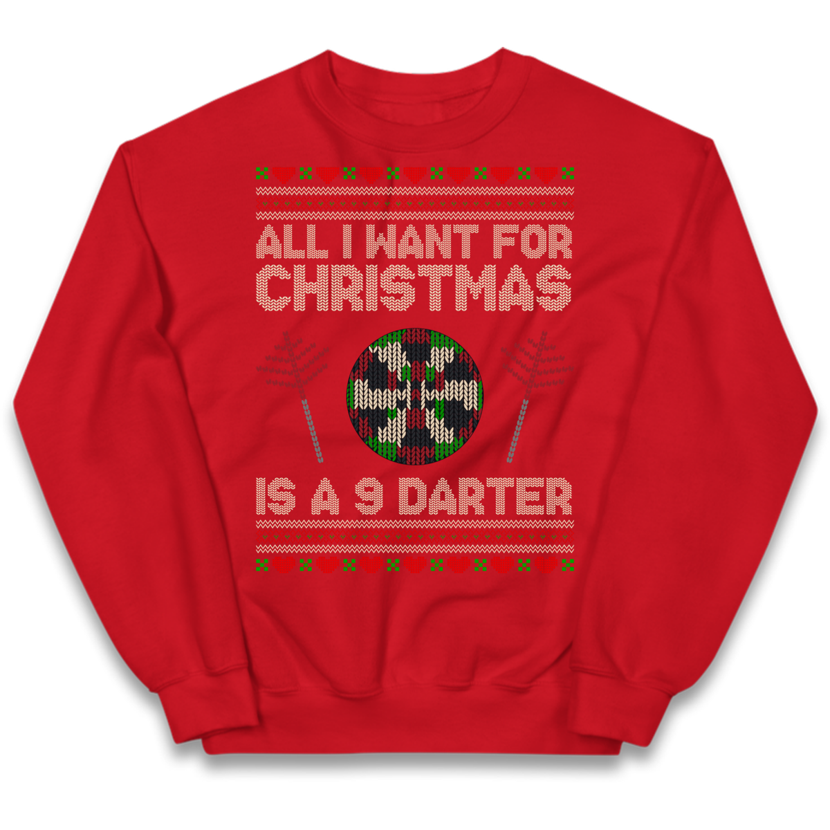 Festive Darts Outfit Kids Jumper