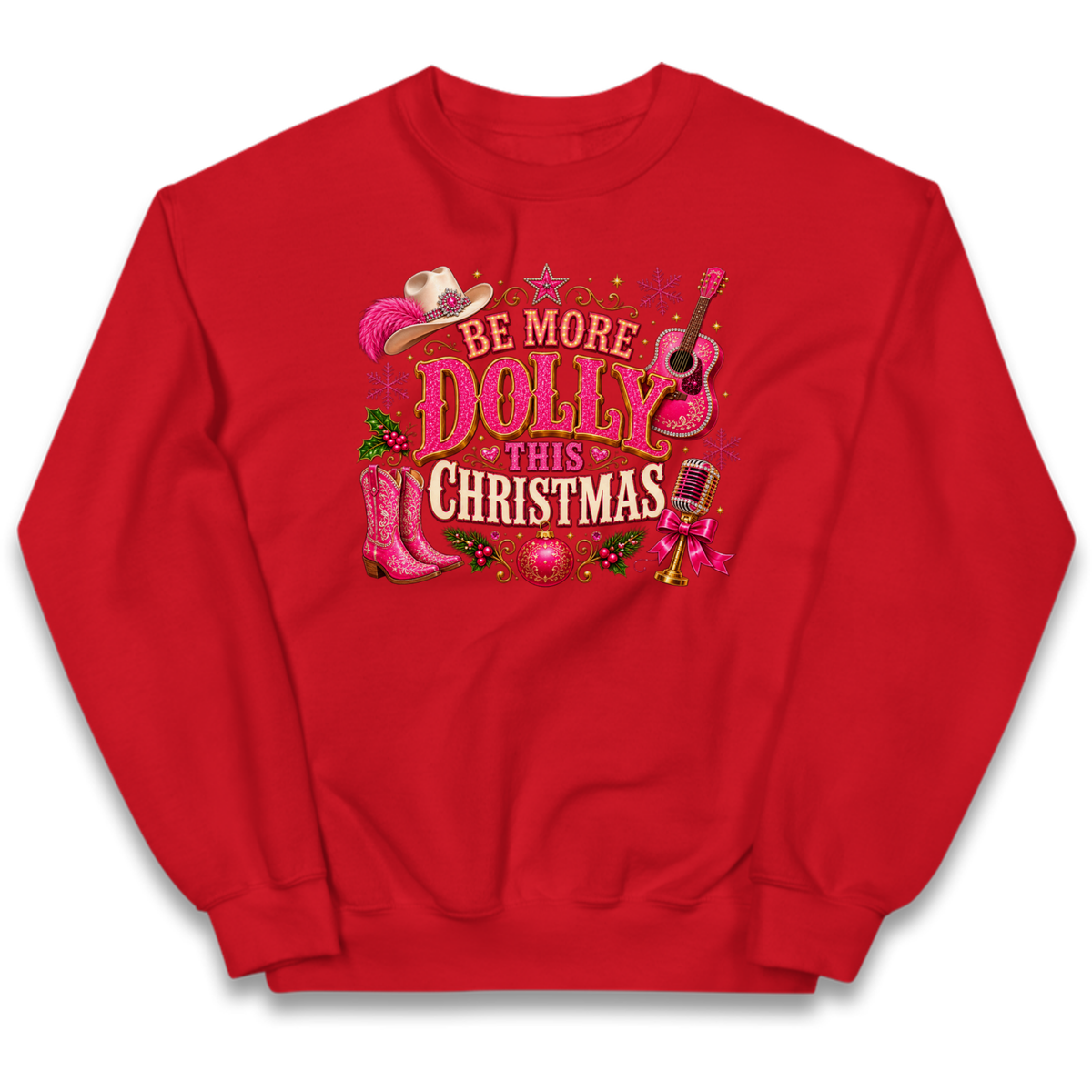 Dolly Parton Christmas Kids Jumper