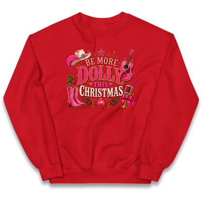 Dolly Parton Christmas Kids Jumper