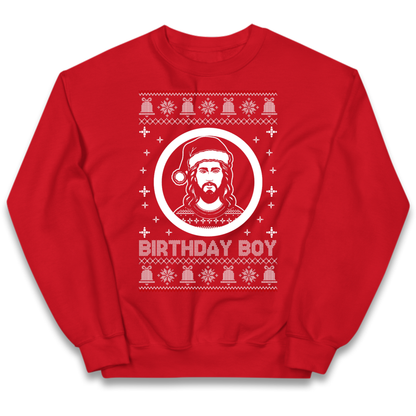 Jesus Birthday Christmas Kids Jumper