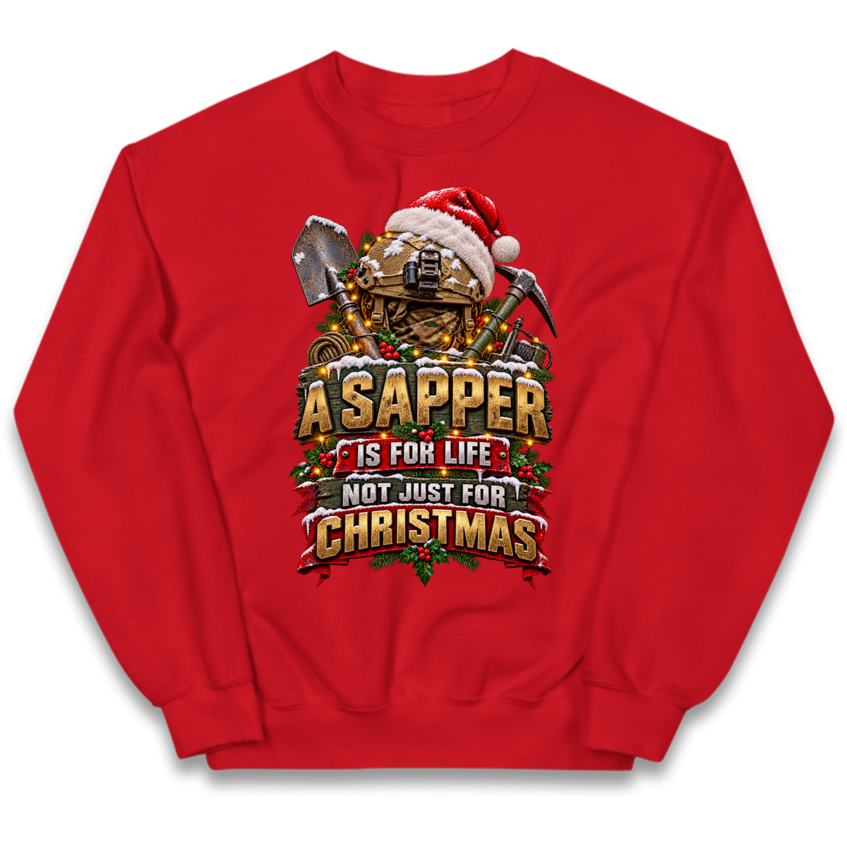 Royal Engineers Sappers Christmas Kids Jumper