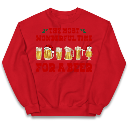 Festive Pint Graphic Kids Jumper