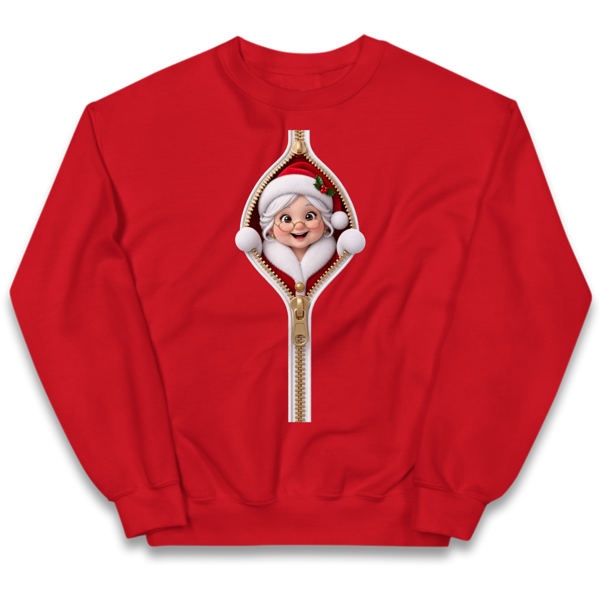 Mrs Claus Outfit Kids Jumper