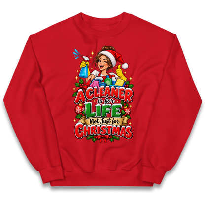 Cleaner Christmas Kids Jumper