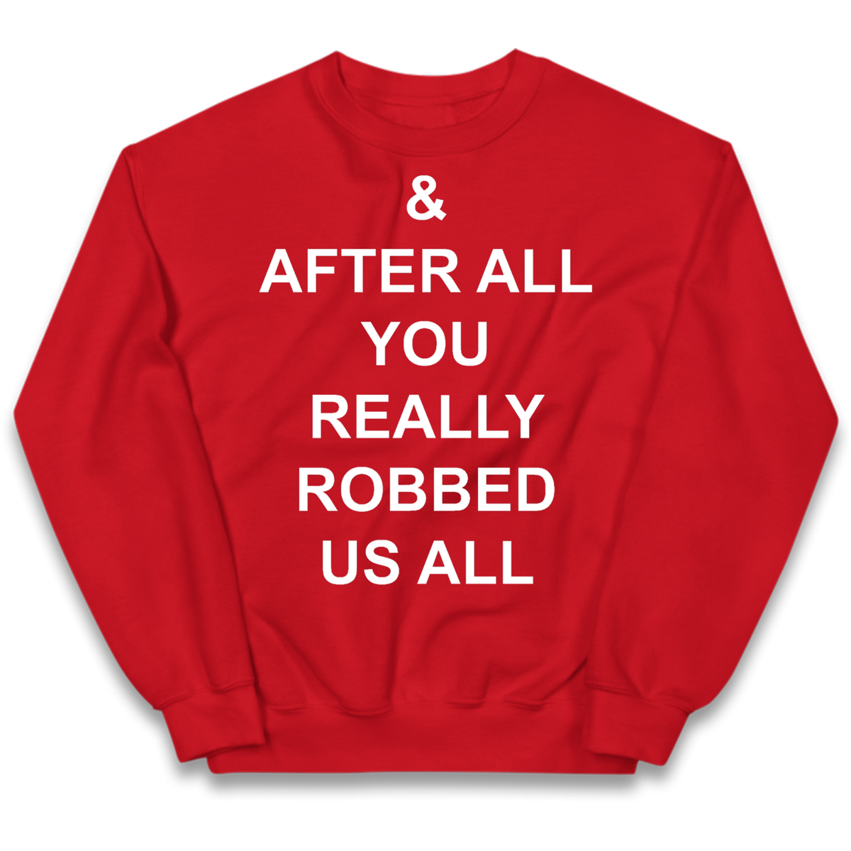 And After All You Really Robbed Us All Man City Cheats Kids Jumper