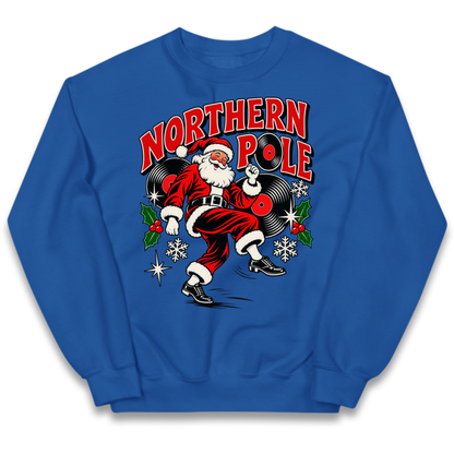 Northern Soul Christmas Kids Jumper