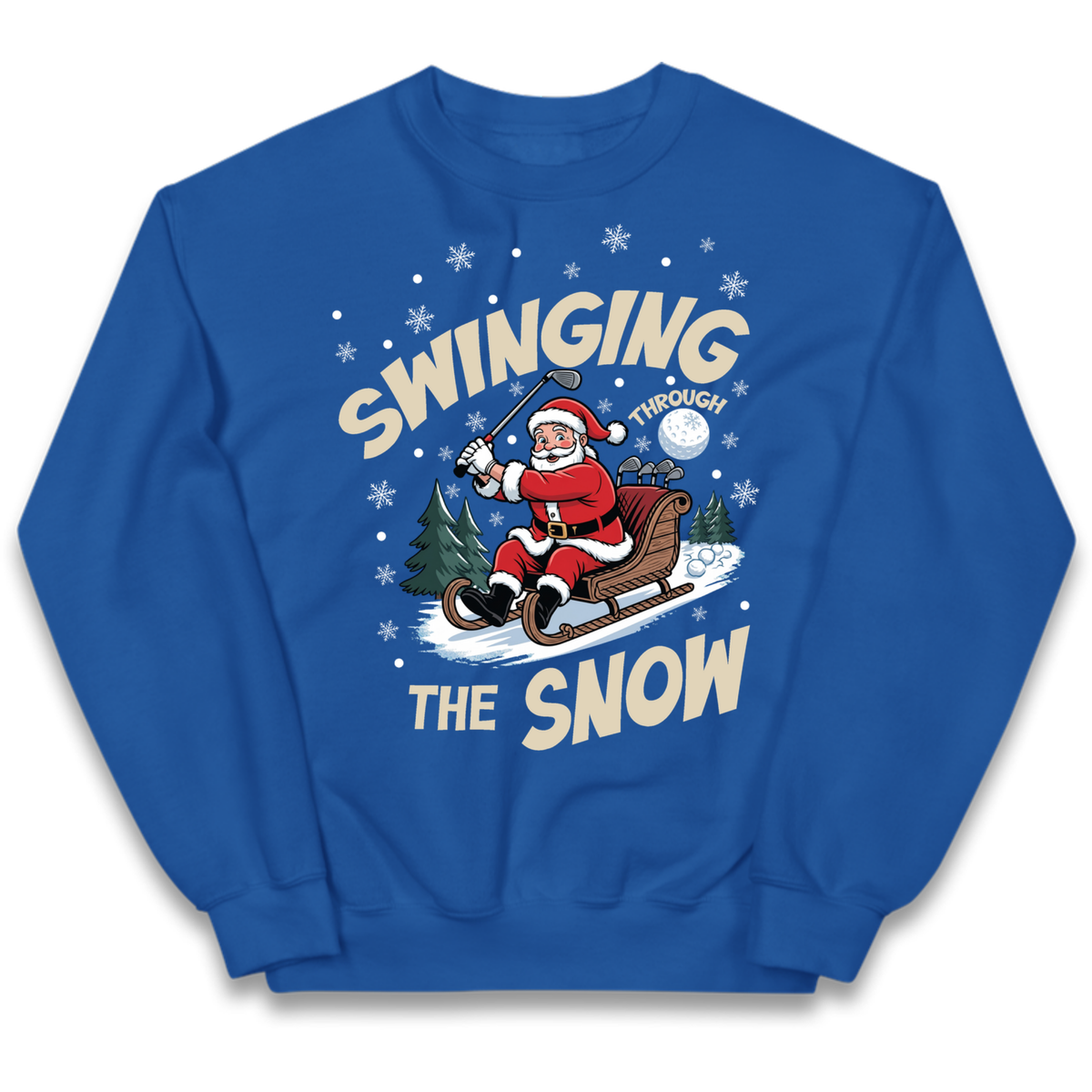 Christmas Golf Kids Jumper