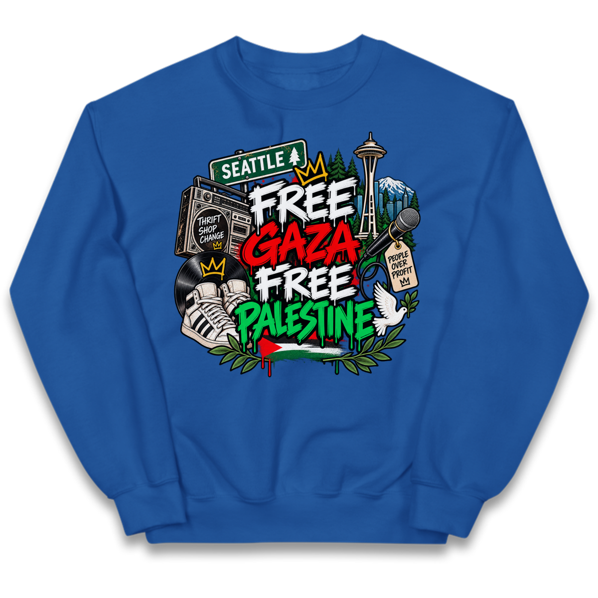 Macklemore Ed Sheeran Tour Palestine Kids Jumper