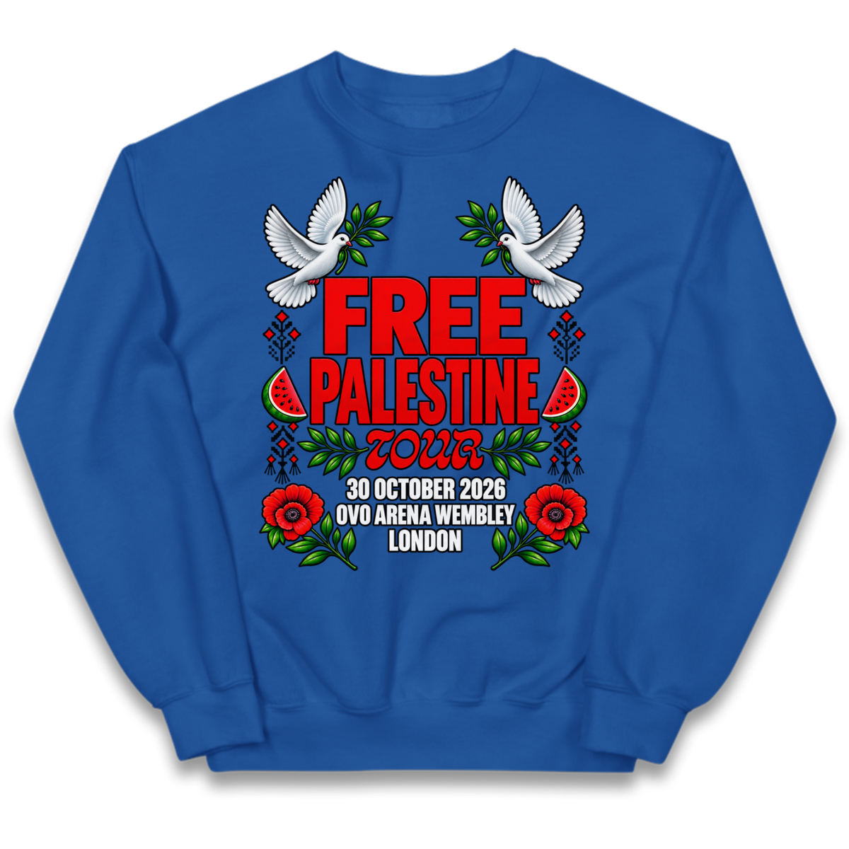 Macklemore and Friends Free Palestine Tour London 2026 Kids Jumper