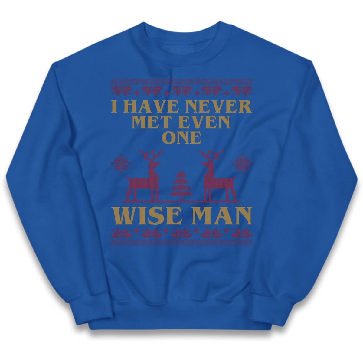 Retro Festive Graphic Kids Jumper