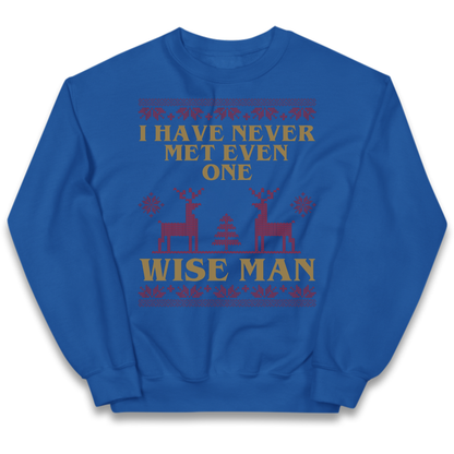 Retro Festive Graphic Kids Jumper