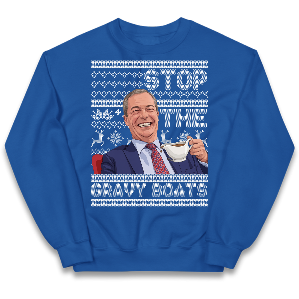 Satirical Festive Top Kids Jumper