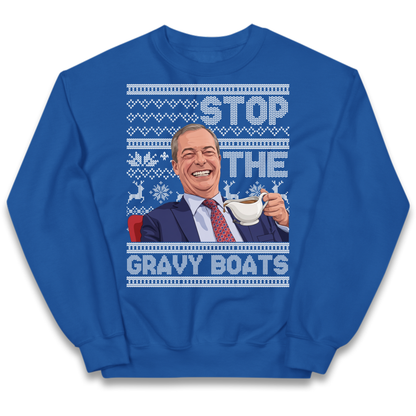 Satirical Festive Top Kids Jumper