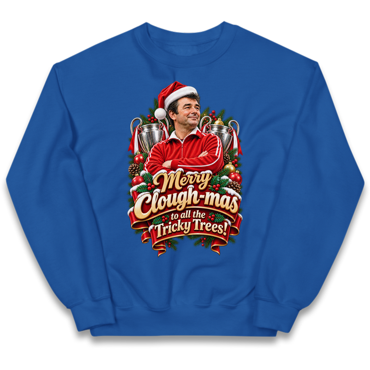 Nottm Forest Football Christmas Kids Jumper