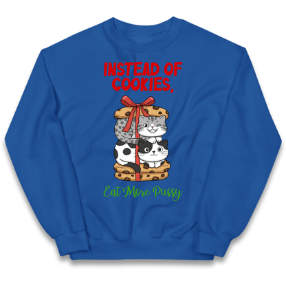Cheeky Cat Slogan Kids Jumper